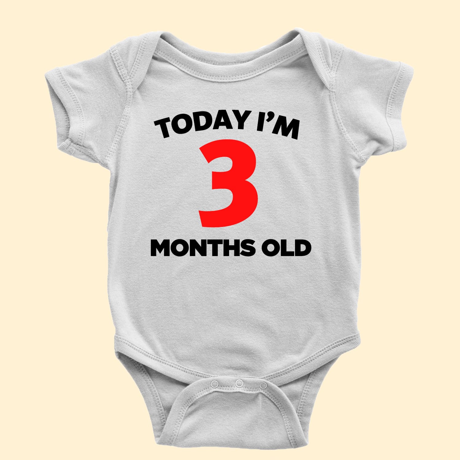 3-Months-Old-Onesie