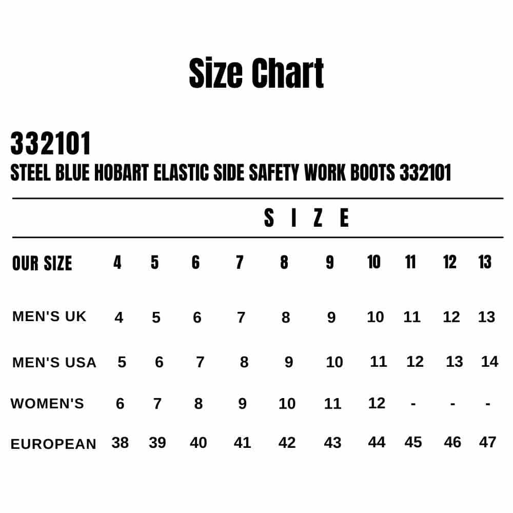 332101_Bad_Steel-Blue-Hobart-Elastic-Side-Safety-Work-Boots_Size-Chart