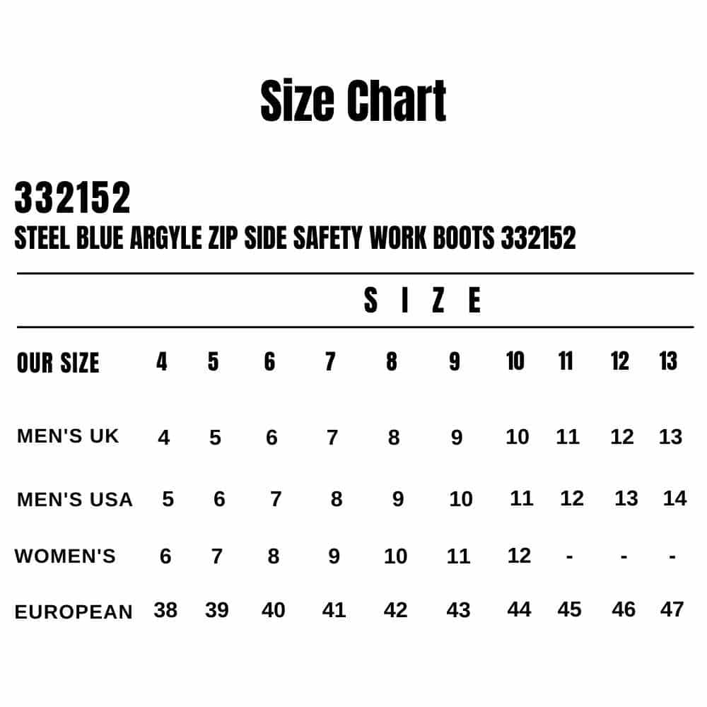 332152_Bad_Steel-Blue-Argyle-Zip-Side-Safety-Work-Boots_Size-Chart