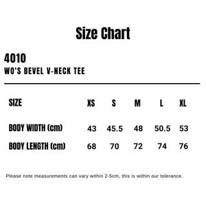4010_AS_Womens-Bevel-V-Neck-Tee_Size-Chart