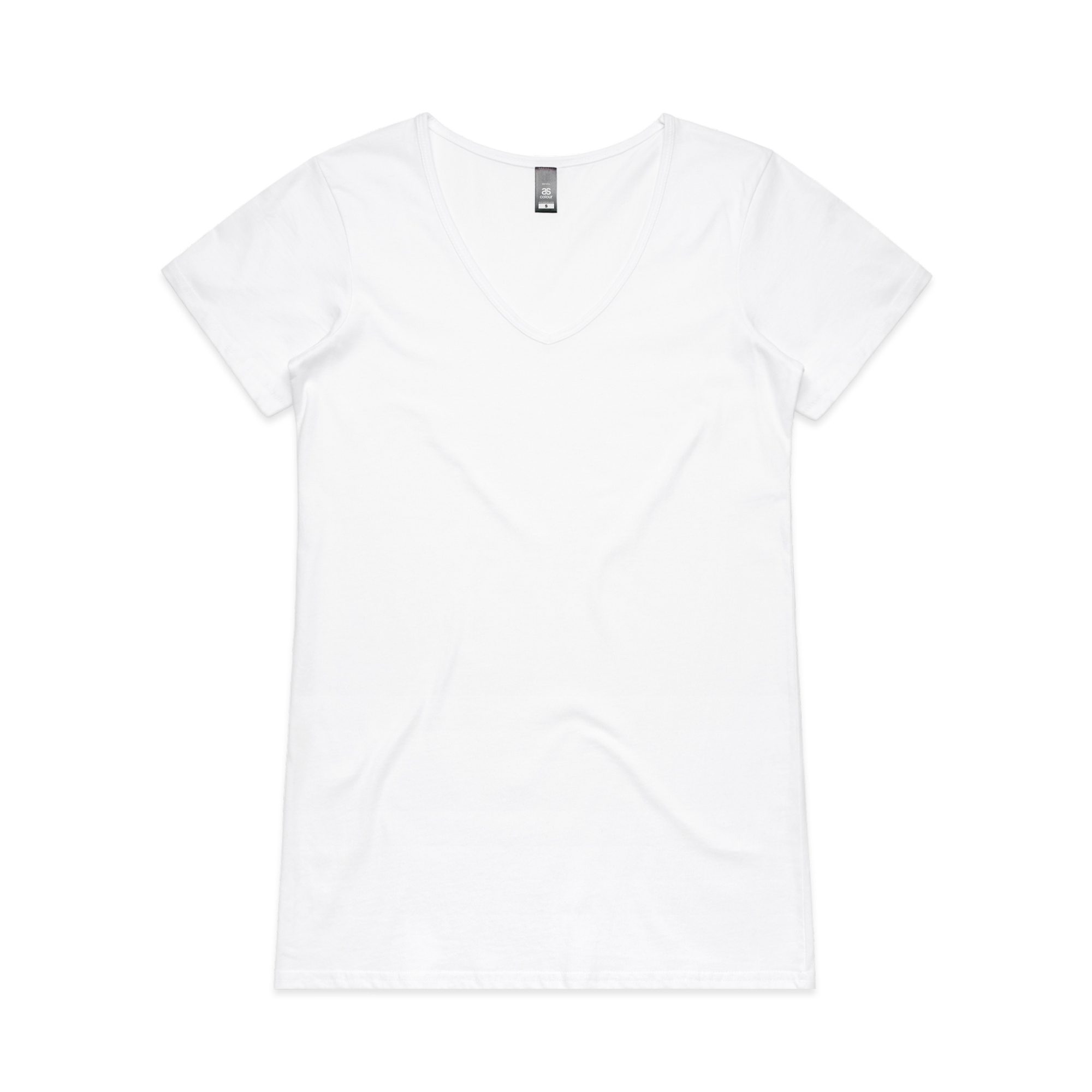 4010_AS_Womens-Bevel-V-Neck-Tee_White