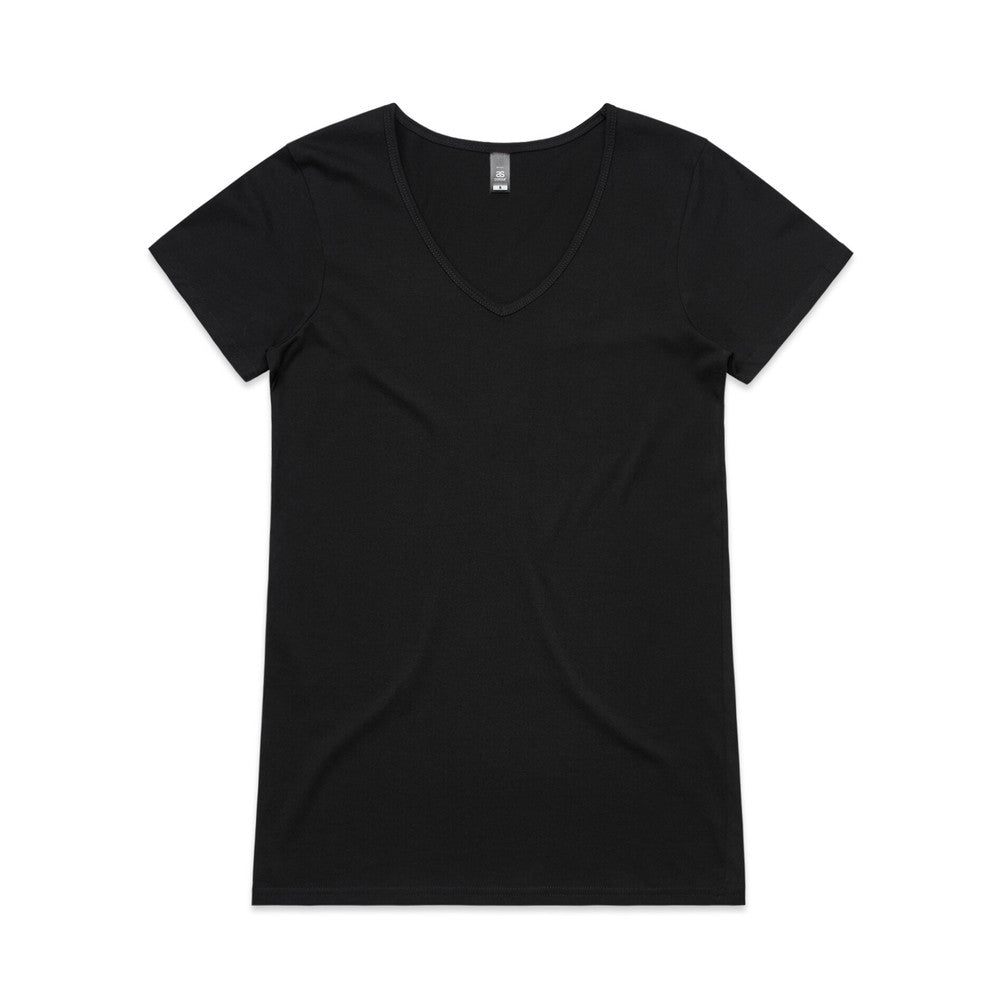 AS Wo's Bevel V-Neck Tee 4010