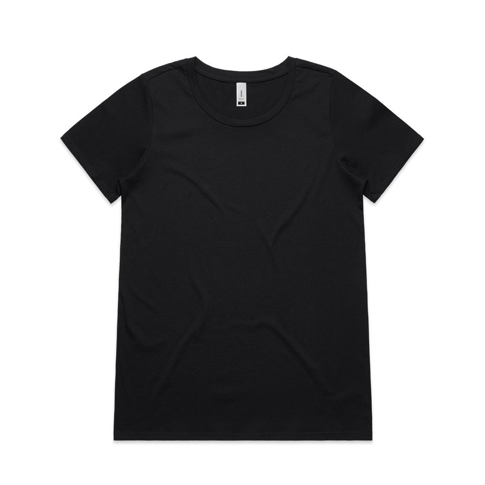 AS Wo's Shallow Scoop Tee - 4011