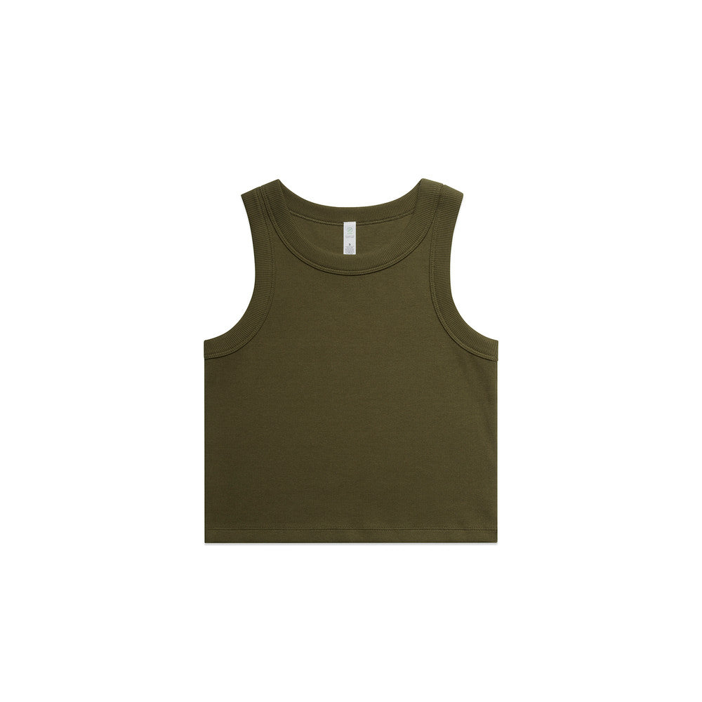 AS Wo's Organic Rib Crop Tank - 4064G