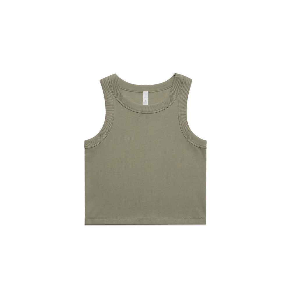 AS Wo's Organic Rib Crop Tank - 4064G
