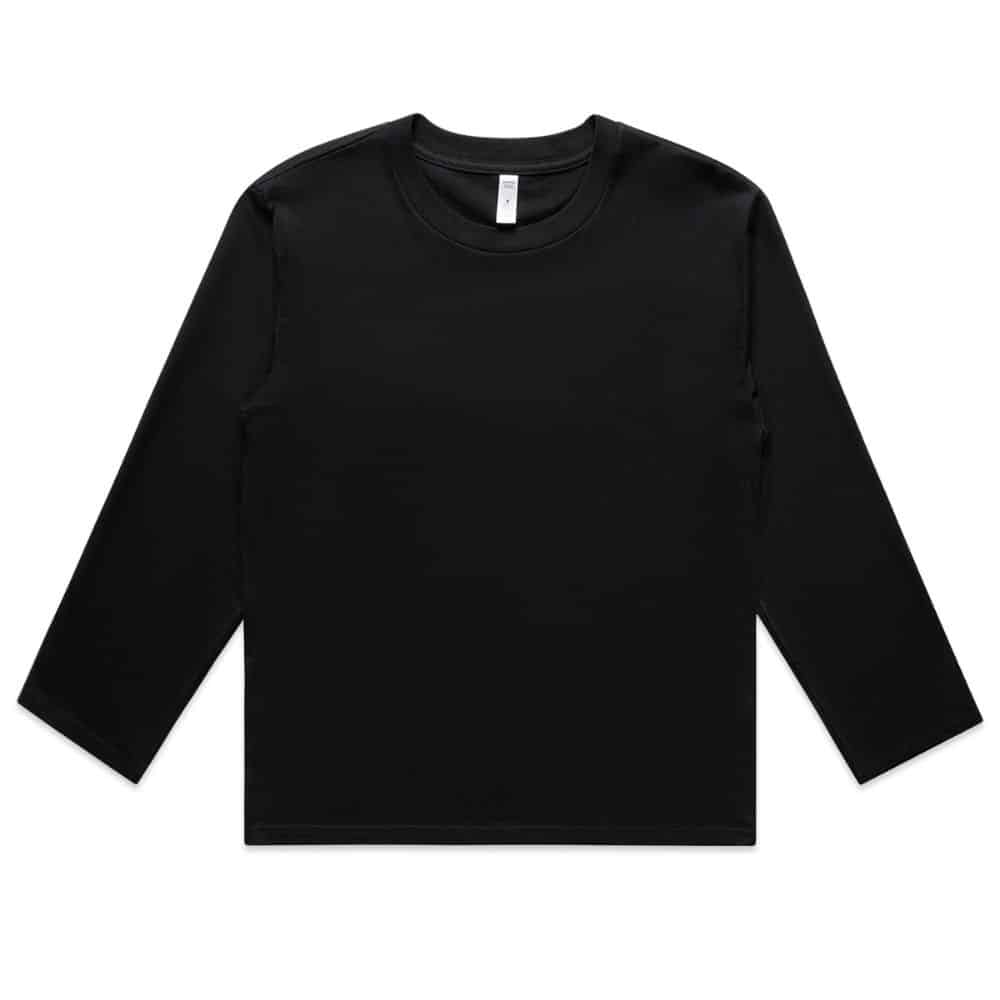 4071 WO'S MARTINA LS TEE-Black
