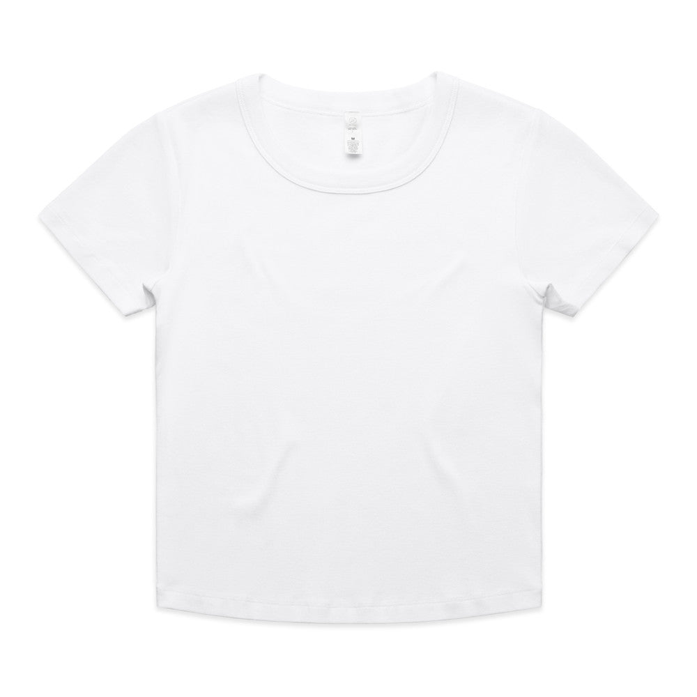 AS Wo's Organic Rib Baby Tee - 4074
