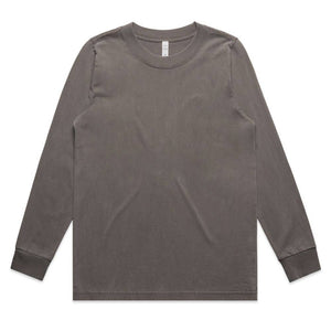 4083_WO'S HEAVY FADED LS TEE-Faded Grey