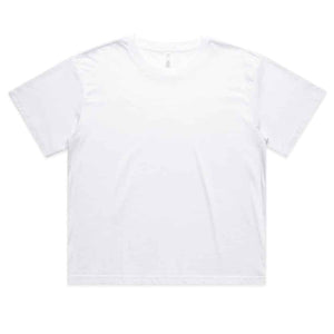 4093 WO'S MARTINA CROP TEE-White