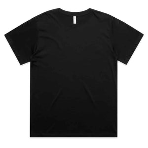 4094 WO'S MARTINA BOYFRIEND TEE-Black