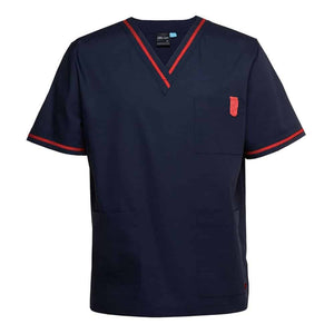 4SCT_CONTRAST-SCRUBS-TOP_Navy-Red