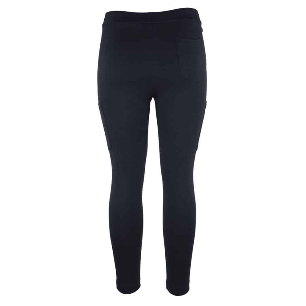 4SSP1-JB'S LADIES STRETCH POCKET PONTE PANT-Black-back