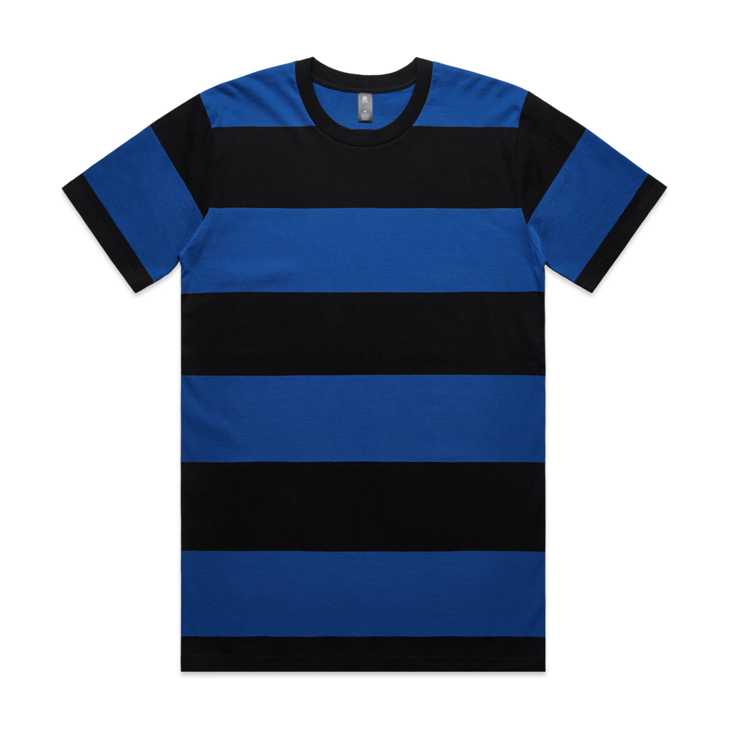 5045_Mens-Wide-Stripe-Tee_Blue-Black-scaled