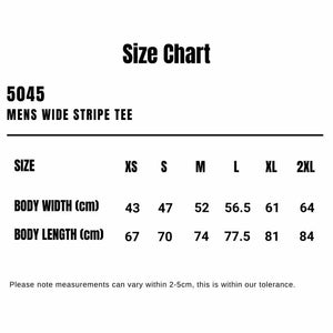 5045_Mens-Wide-Stripe-Tee_Size-Chart