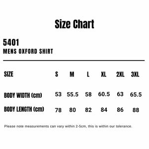 5401_AS_Mens-Oxford-Shirt_Size-Chart