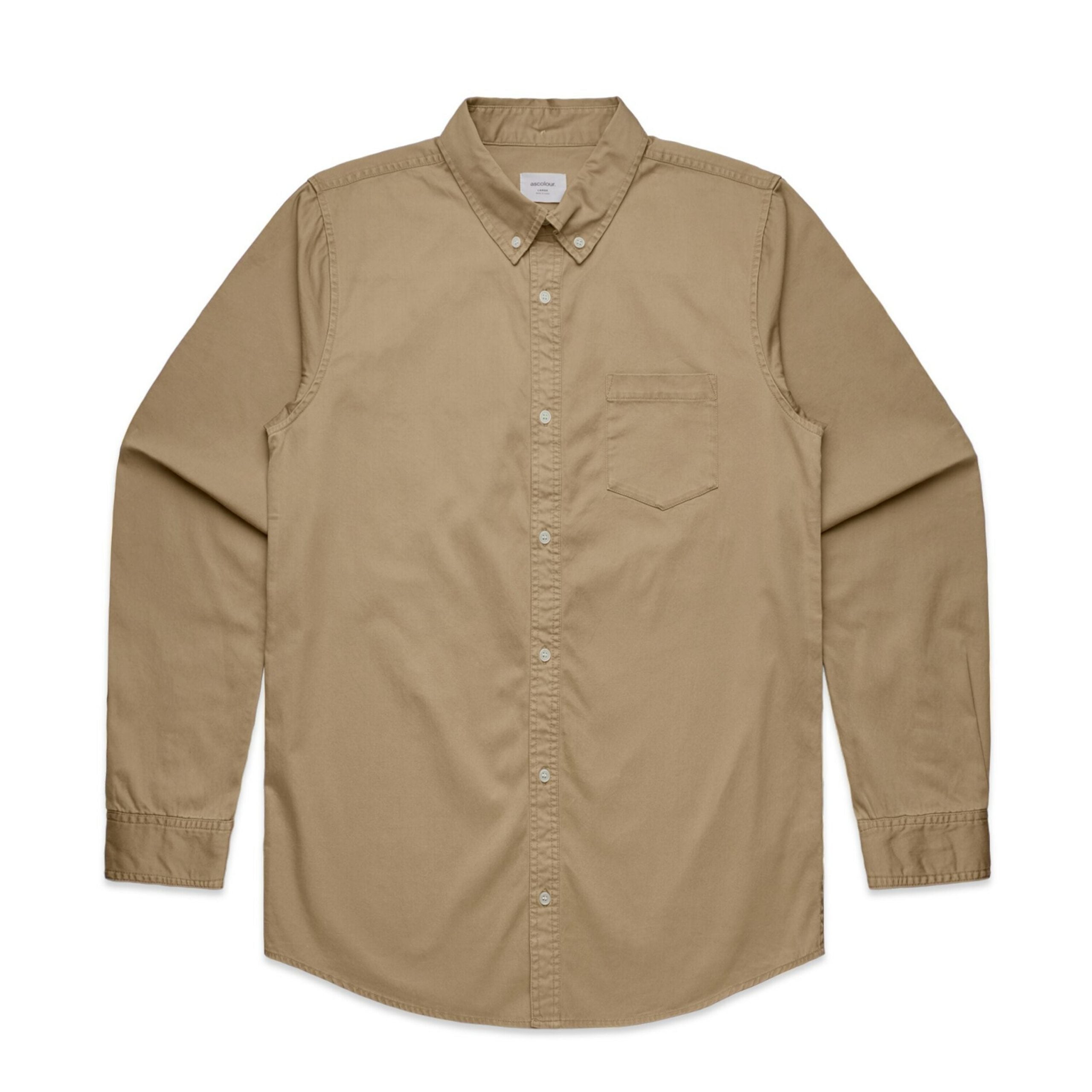 5414_AS_Mens-Denim-Wash-Shirt_Khaki-scaled