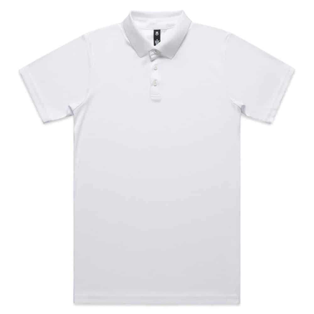 5425_ACTIVE WORK POLO-White