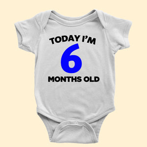 6-Months-Old-Onesie