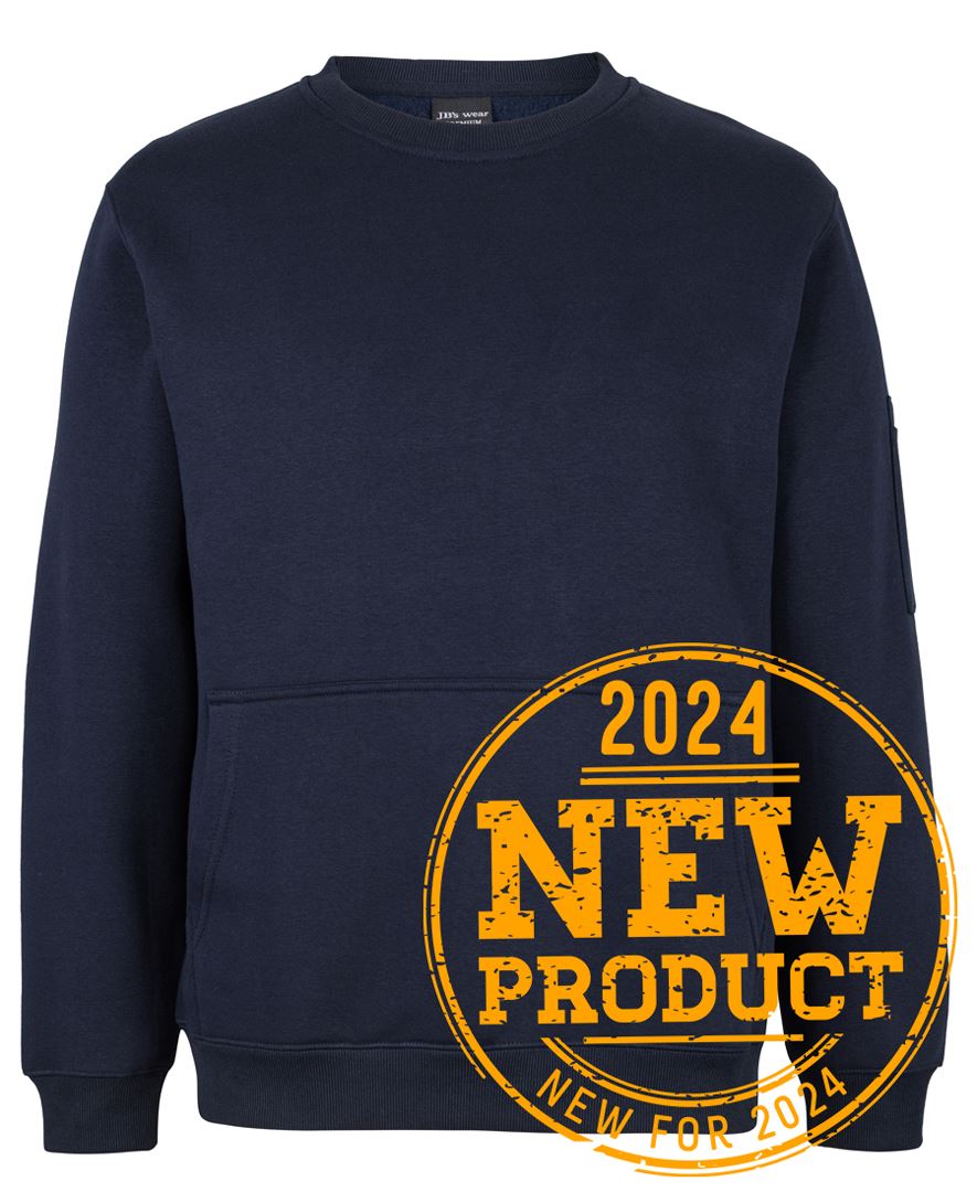 JB 6CCF 350 PREMIUM TRADE CREW NECK FLEECE