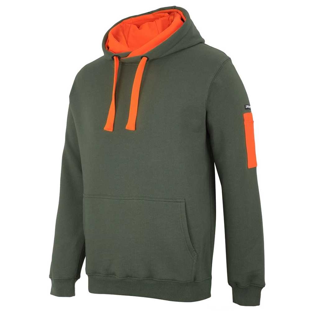 6CFH_JB_350-Trade-Hoodie_Army-Orange_side