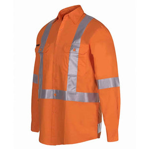 6DCBL_HI-VIS-DN-CROSS-BACK-TAPE-LS-150G-WORK-SHIRT_side