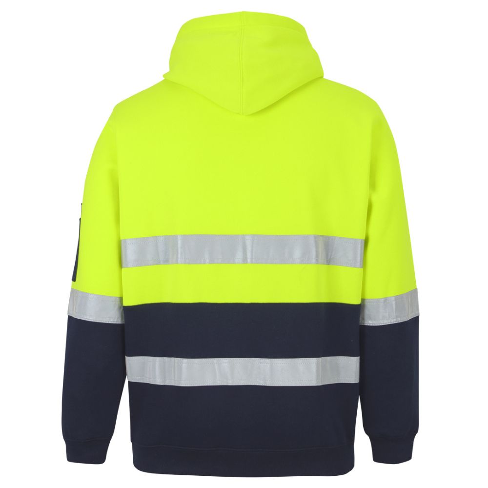 JB 6DPOH Hi Vis (D+N) Pull Over Hoodie