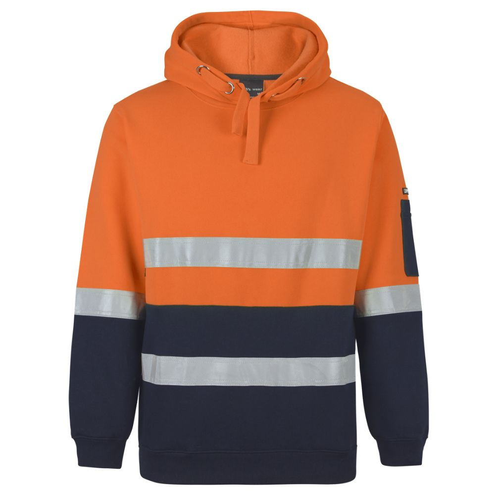 JB 6DPOH Hi Vis (D+N) Pull Over Hoodie