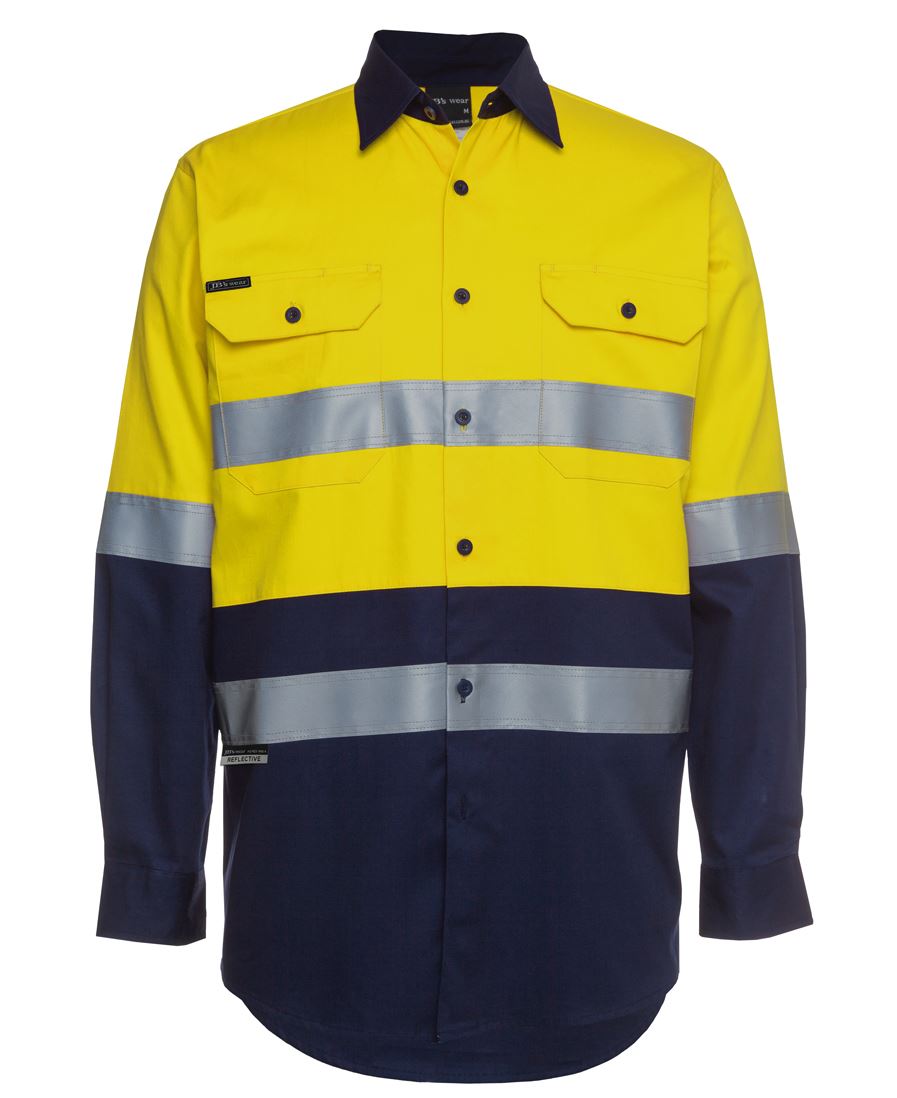 JB 6HLS HI VIS L/S (D+N)190G SHIRT