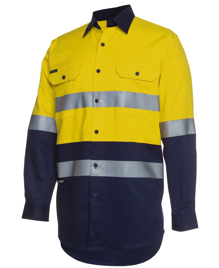 JB 6HLS HI VIS L/S (D+N)190G SHIRT
