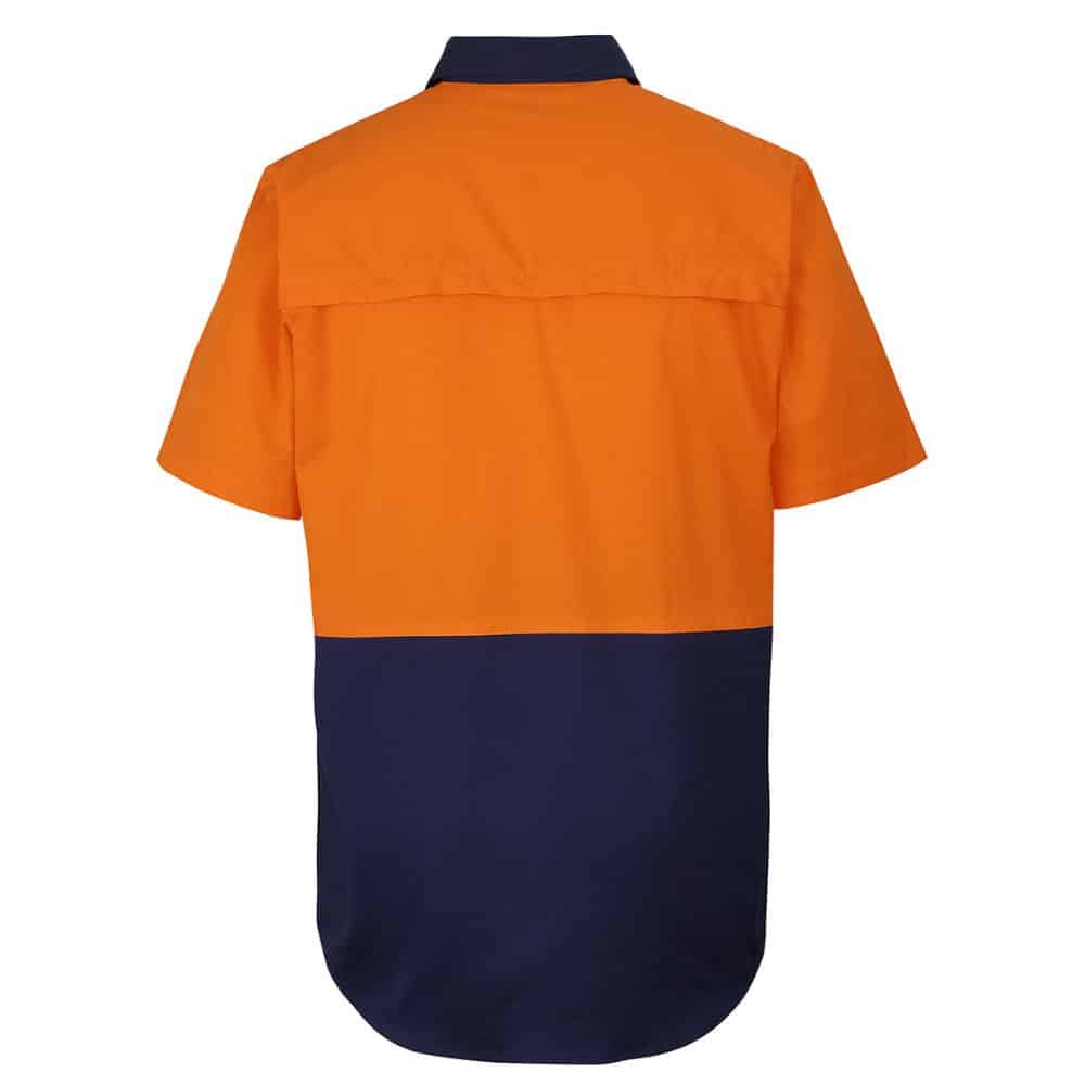 6HVCW_HI-VIS-CLOSE-FRONT-SS-150G-WORK-SHIRT_Ora-Navy_back