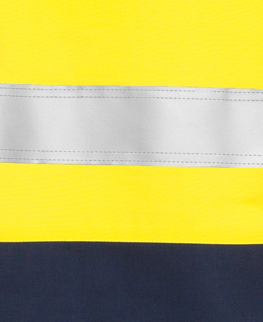 JB 6HWCF Hi Vis (D+N) Close Front L/S Shirt 190G