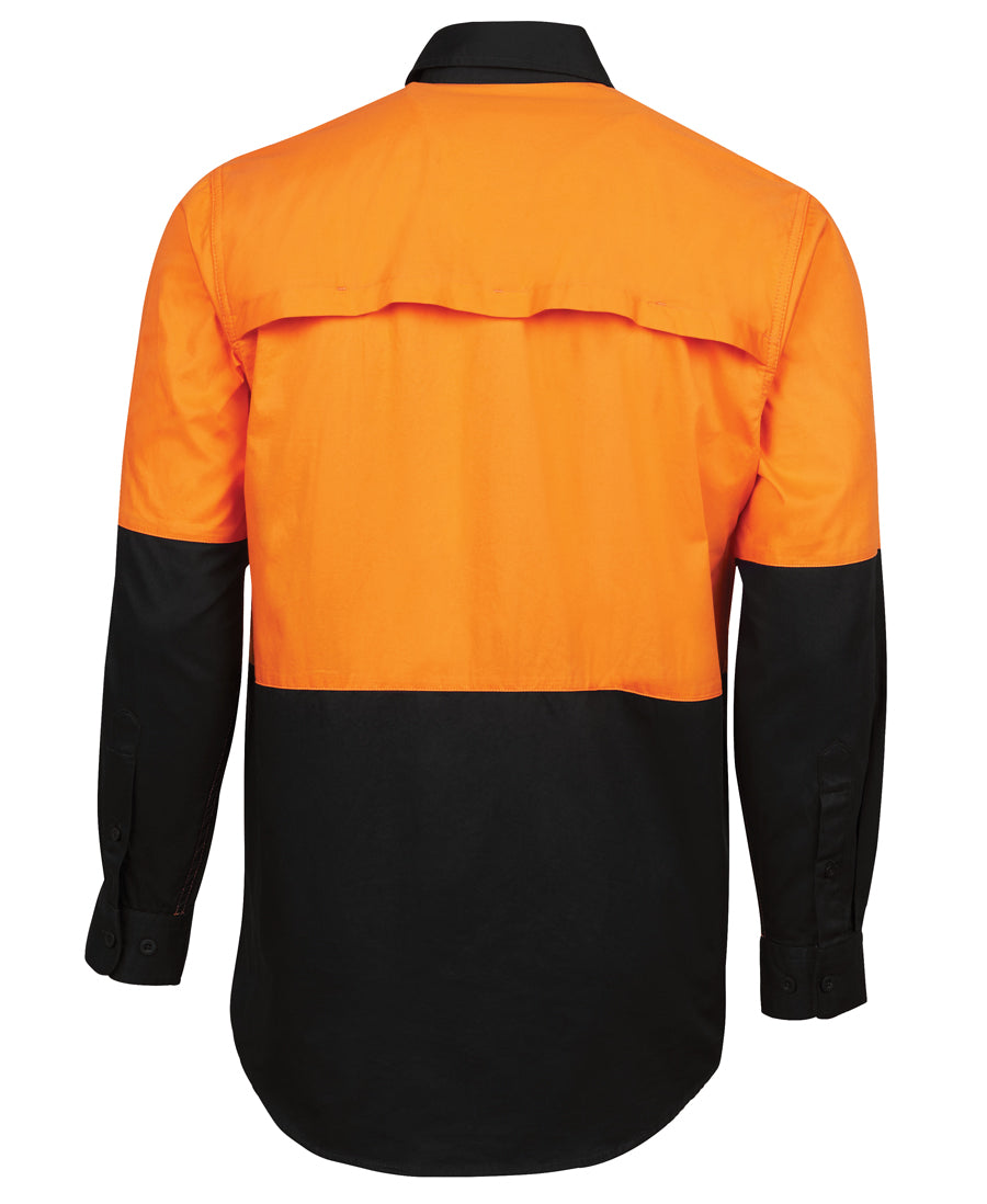 JB 6HWSL Hi Vis L/S 150G Work Shirt