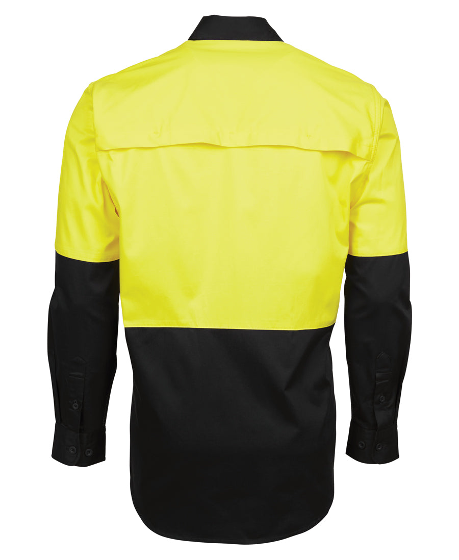 JB 6HWSL Hi Vis L/S 150G Work Shirt
