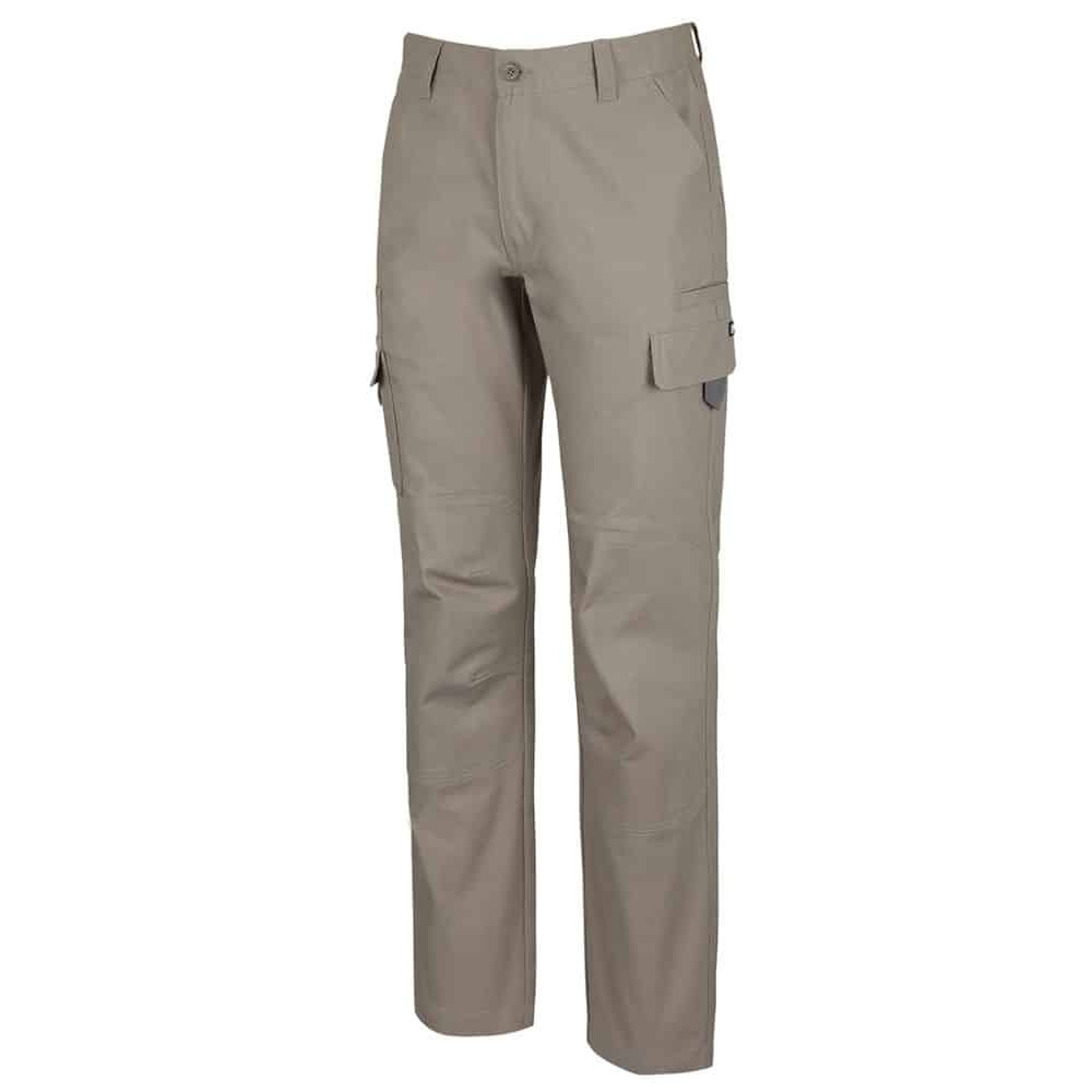 6MSP_JB'S MULTI POCKET STRETCH CANVAS PANT-Taupe-side
