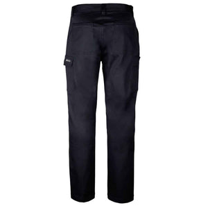 6MTP-JB'S MULTI POCKET STRETCH TWILL PANT-Black-back