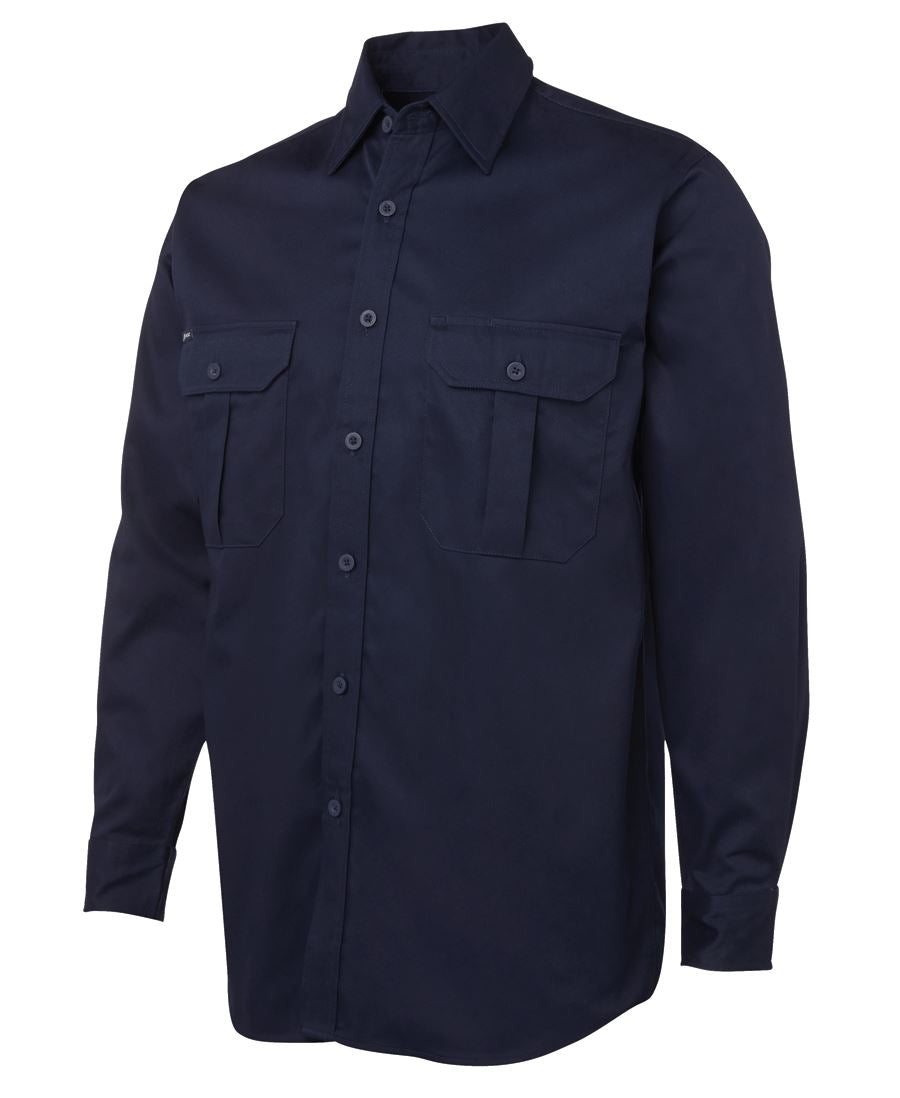 JB 6WLS L/S 190G WORK SHIRT