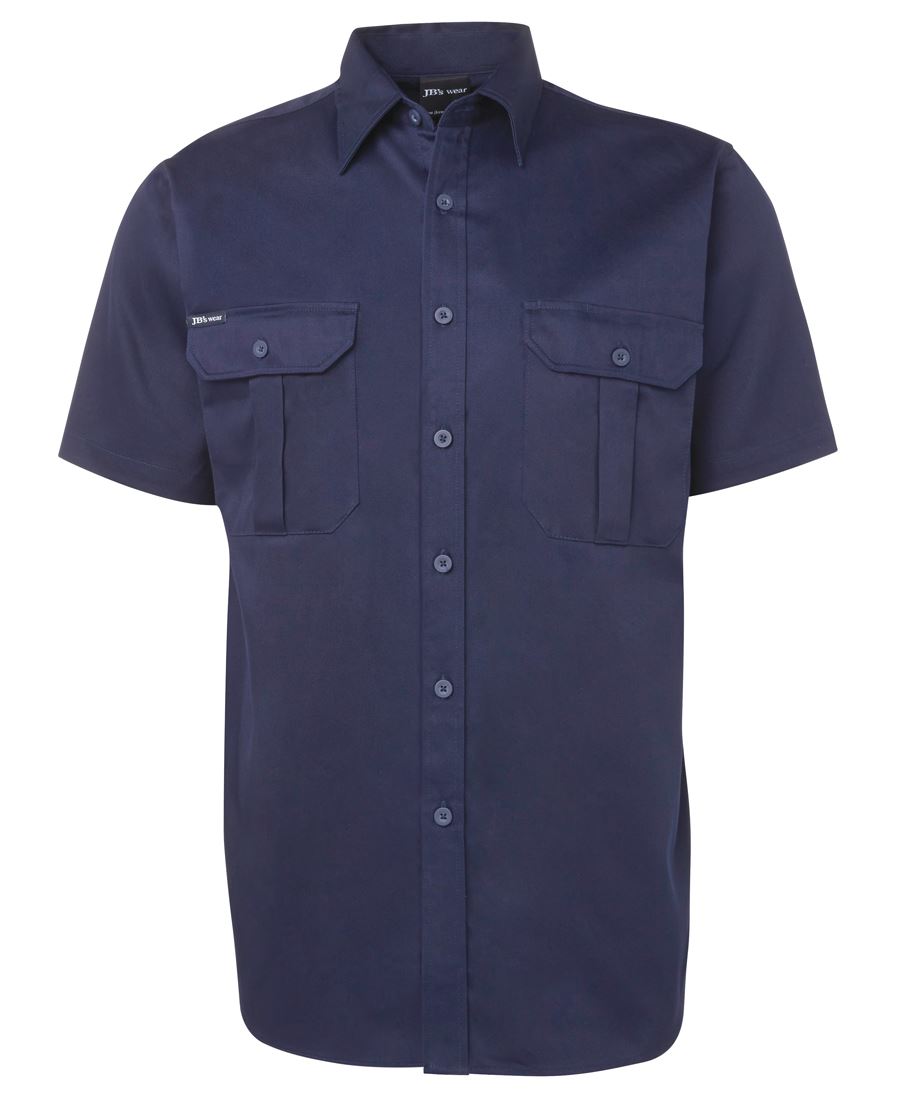 JB 6WSS  S/S 190G WORK SHIRT