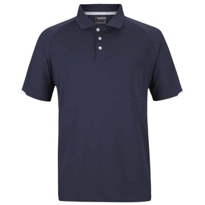7STC-PODIUM CONTRAST STRETCH POLO-Navy-White