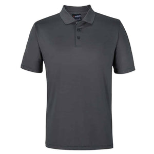 7STP_PODIUM STRETCH POLO-Charcoal