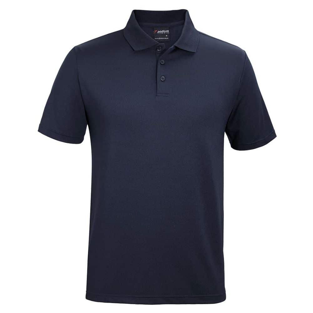 7STP_PODIUM STRETCH POLO-Navy