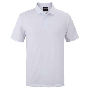 7STP_PODIUM STRETCH POLO-White