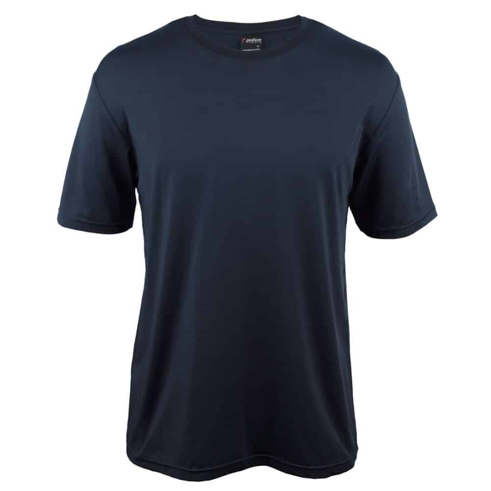 7STT_PODIUM STRETCH TEE_Navy