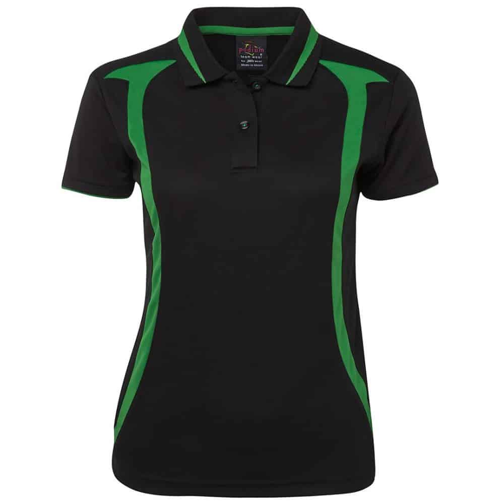 7SWP1_LADIES-SWIRL-POLO-Black-Pea-Green