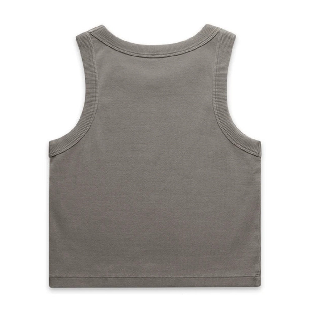 AS Wo's Faded Organic Rib Crop Tank 4035