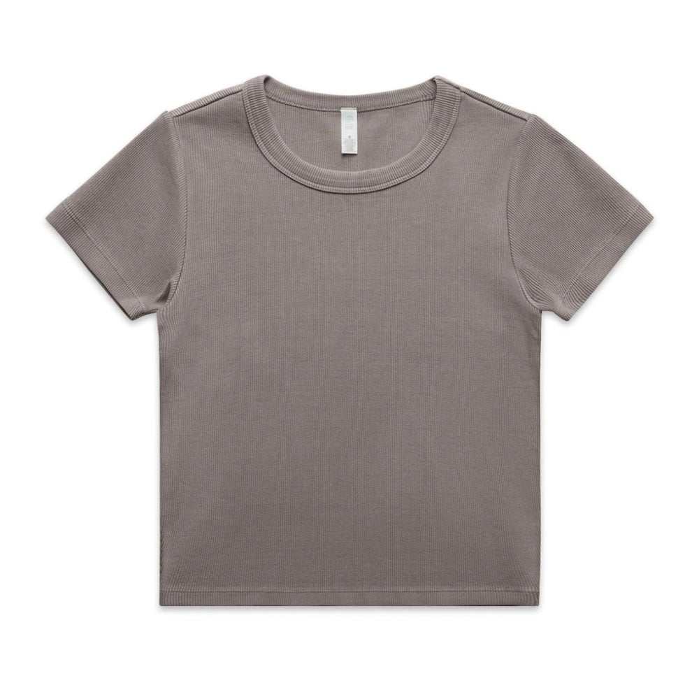 AS Wo's Faded Organic Rib Tee 4036