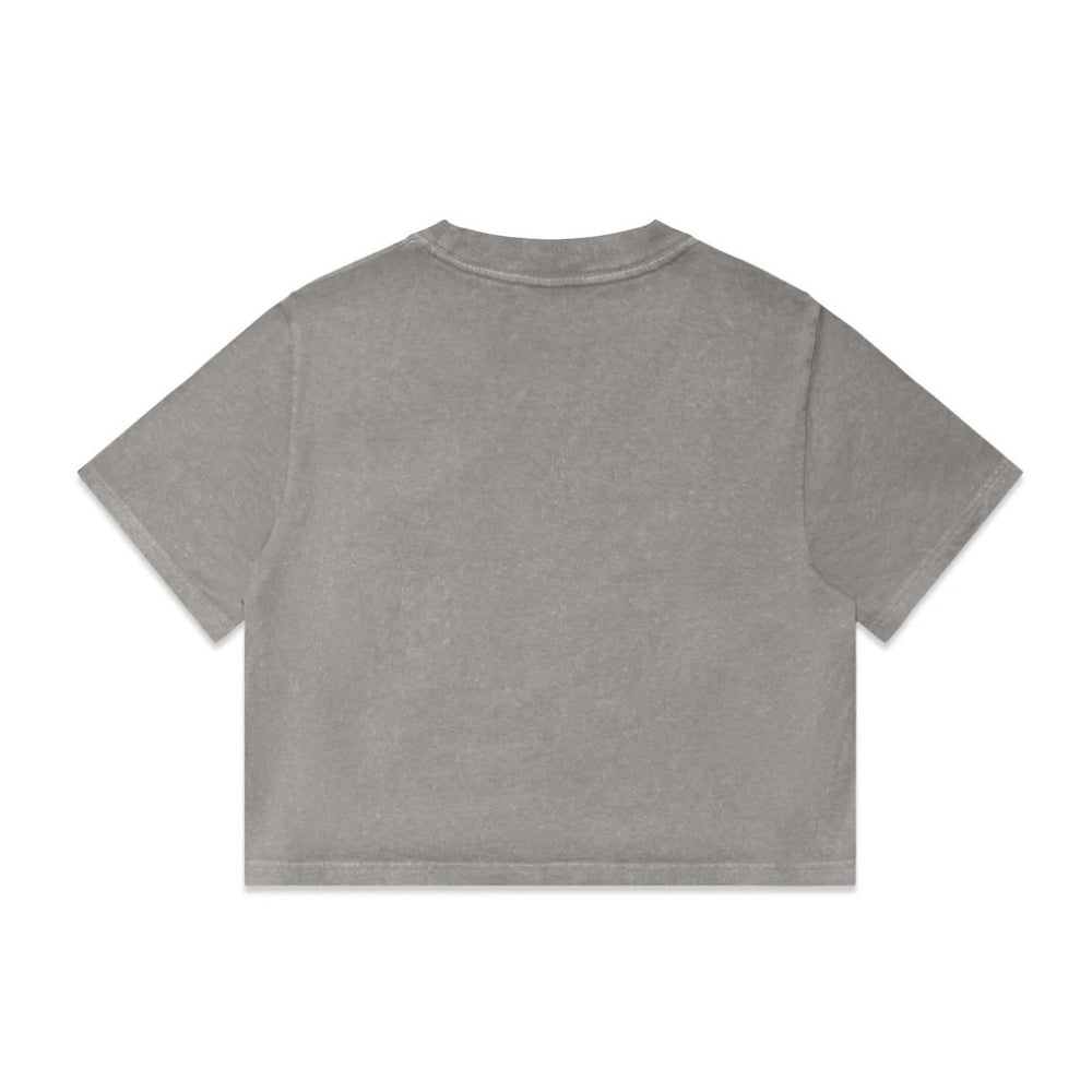 AS Wo's Stone Wash Heavy Crop Tee 4086