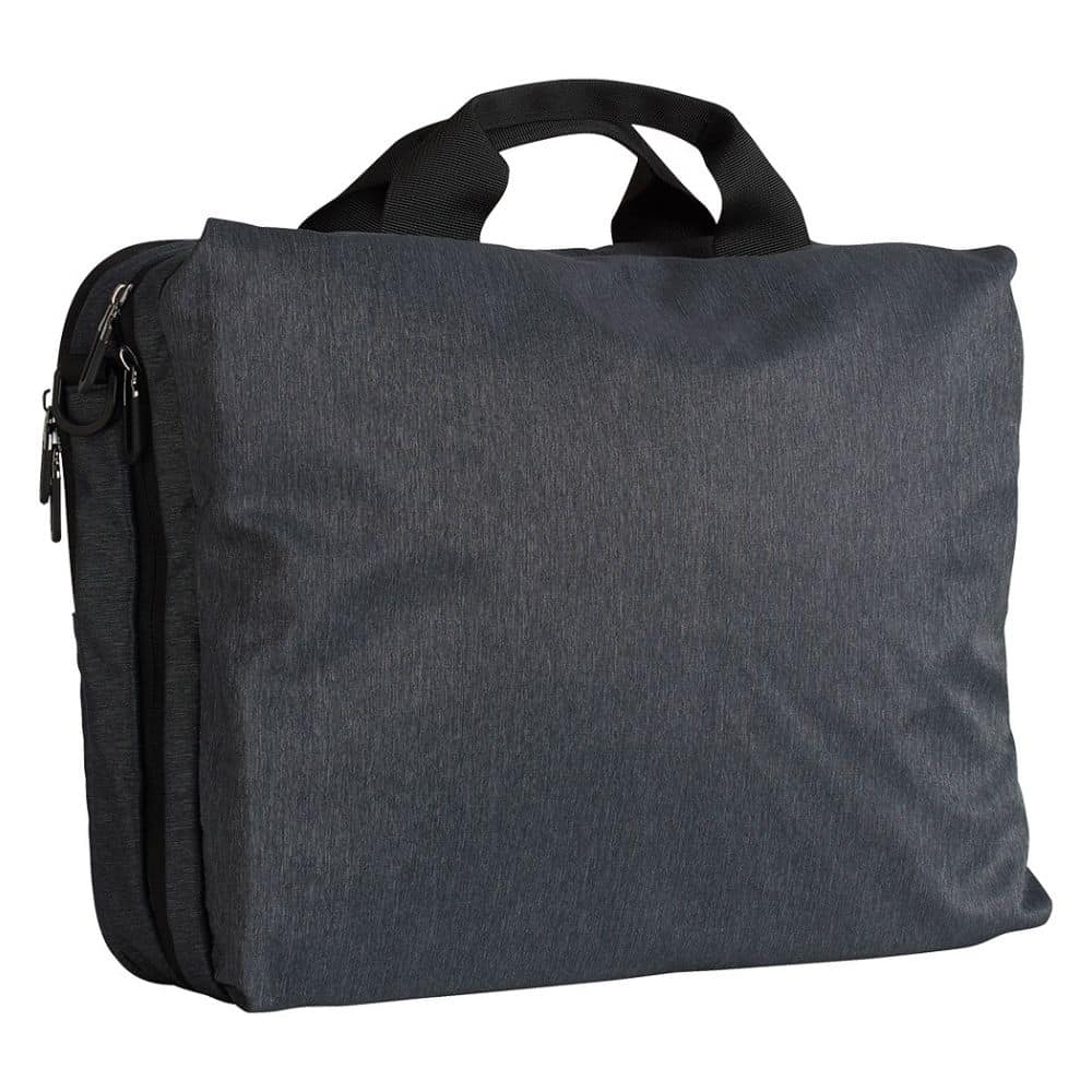 B5005_Leyton Utility Heather Laptop Bag-Marl charcoal