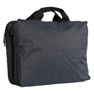B5005_Leyton Utility Heather Laptop Bag-Marl charcoal