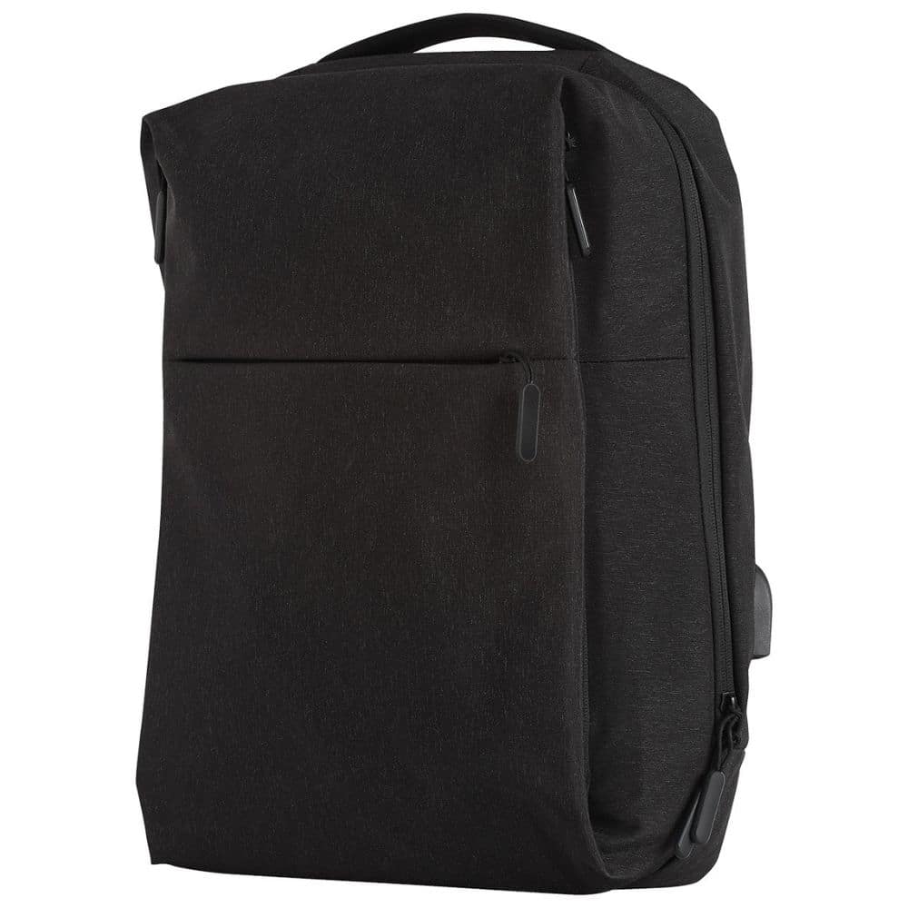B5006_EXECUTIVE HEATHER BACKPACK-Marl Black