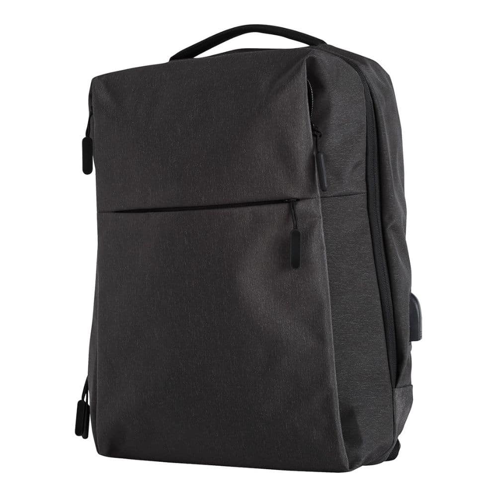 B5006_EXECUTIVE HEATHER BACKPACK-Marl Charcoal